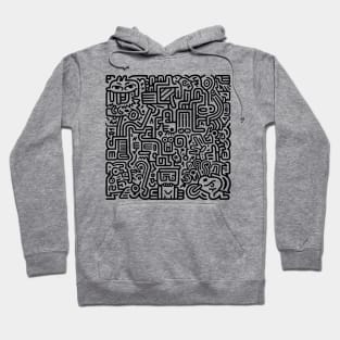 Pop Art Abstract (Haring Inspired) Hoodie